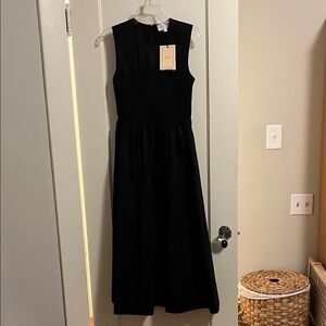 NWT La Ligne Lilou Dress in black size Small